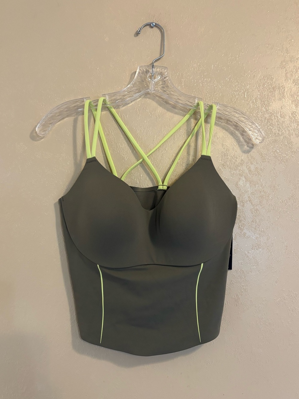 NWT Victorias Secret VSX Elevate Chroma Contours Tank Top sz L